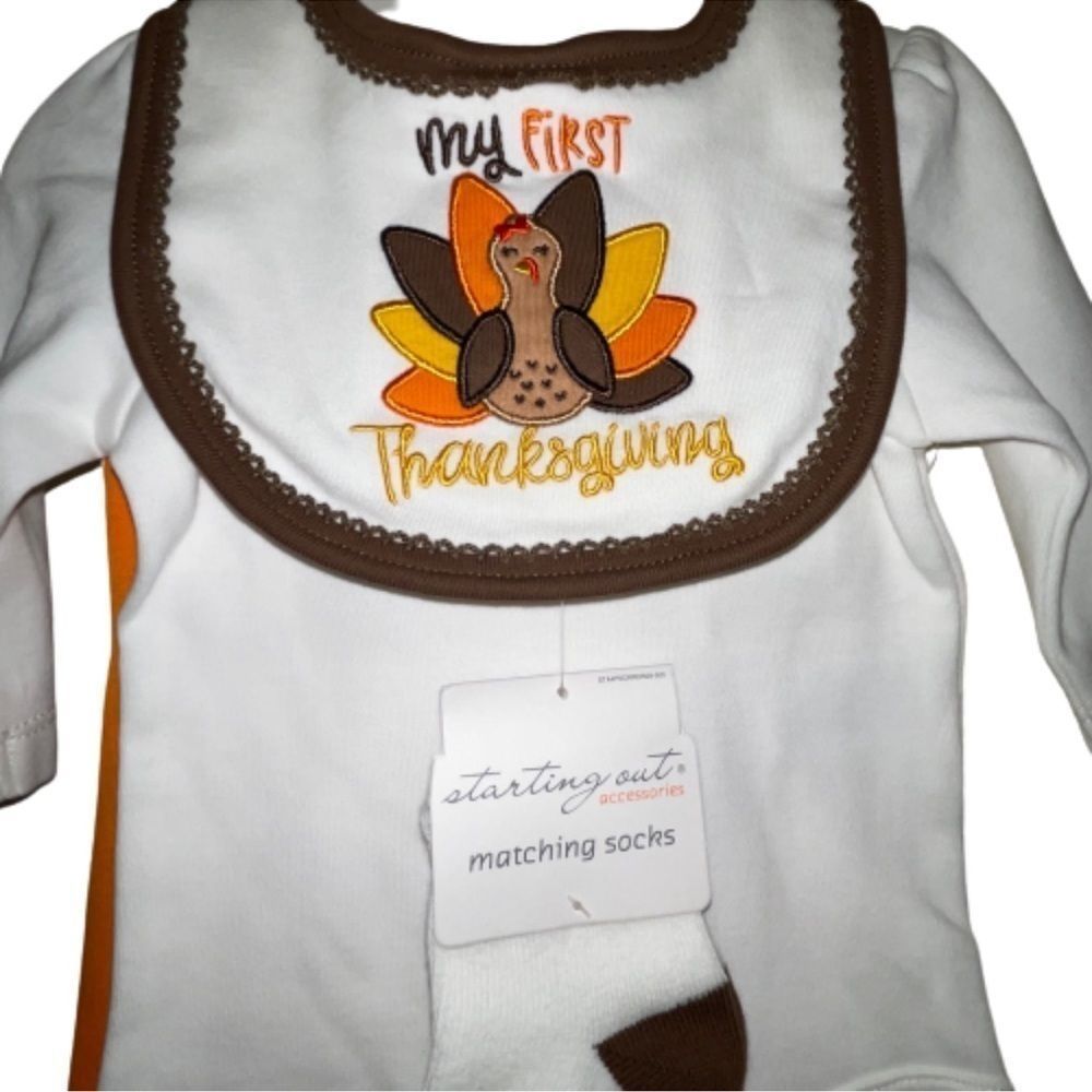 🆕Starting Out Thanksgiving 4 pc set size NB - Picture 2 of 8